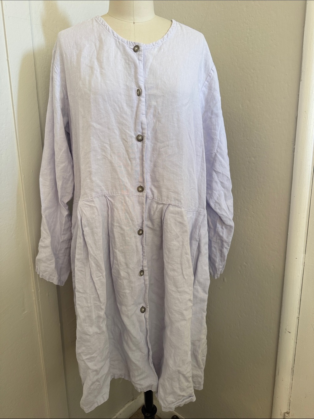 Bryn Walker drop waist linen dress